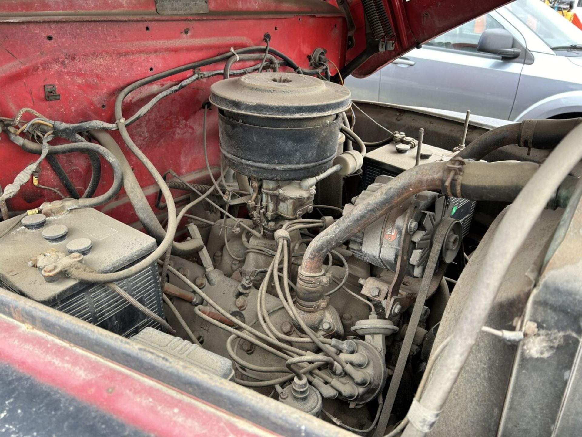 1949 FORD F155 FIRETRUCK, FLATHEAD V8 ENGINE, STD. TRANS., 10,337.8 MILES, 8.25X2.0 DUAL WHEELS, PTO - Image 13 of 16