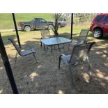 PATIO TABLE & 4 CHAIRS