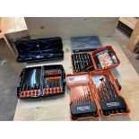 RIDGID 135° SPLIT POINT DRILL BITS W/ ASSORTED PLIERS AND DRIVERS