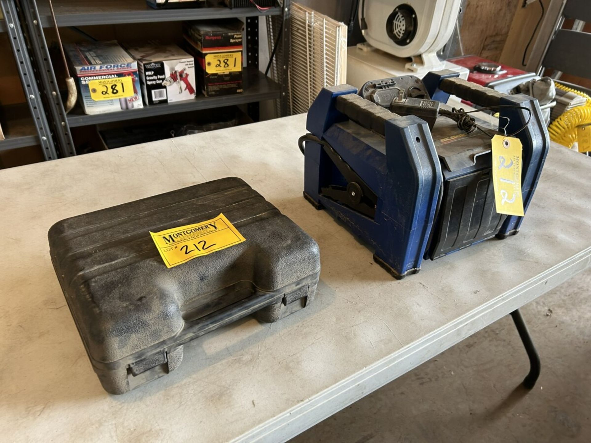 AC DELCO BATTERY BOOSTER PACK AND 12V AIR COMPRESSOR