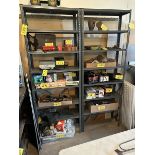 2-METAL SHELVING UNITS 2.5"X12"X78"H