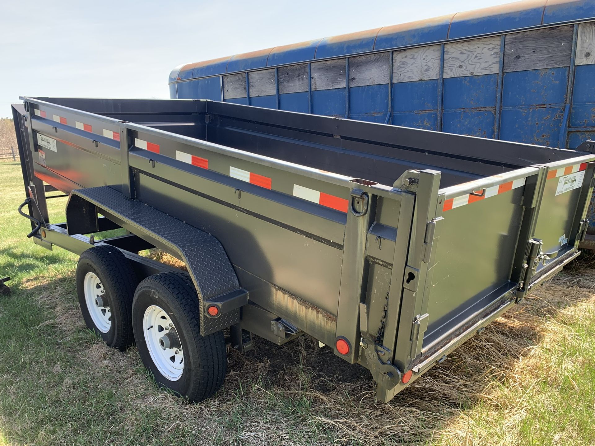 2008 TRAIL 14 FT X 14000 LB G/N DUMP TRAILER S/N 4ZEGD142281053756 - Image 7 of 11