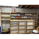 L/O ASSORTED PINE SHELVING