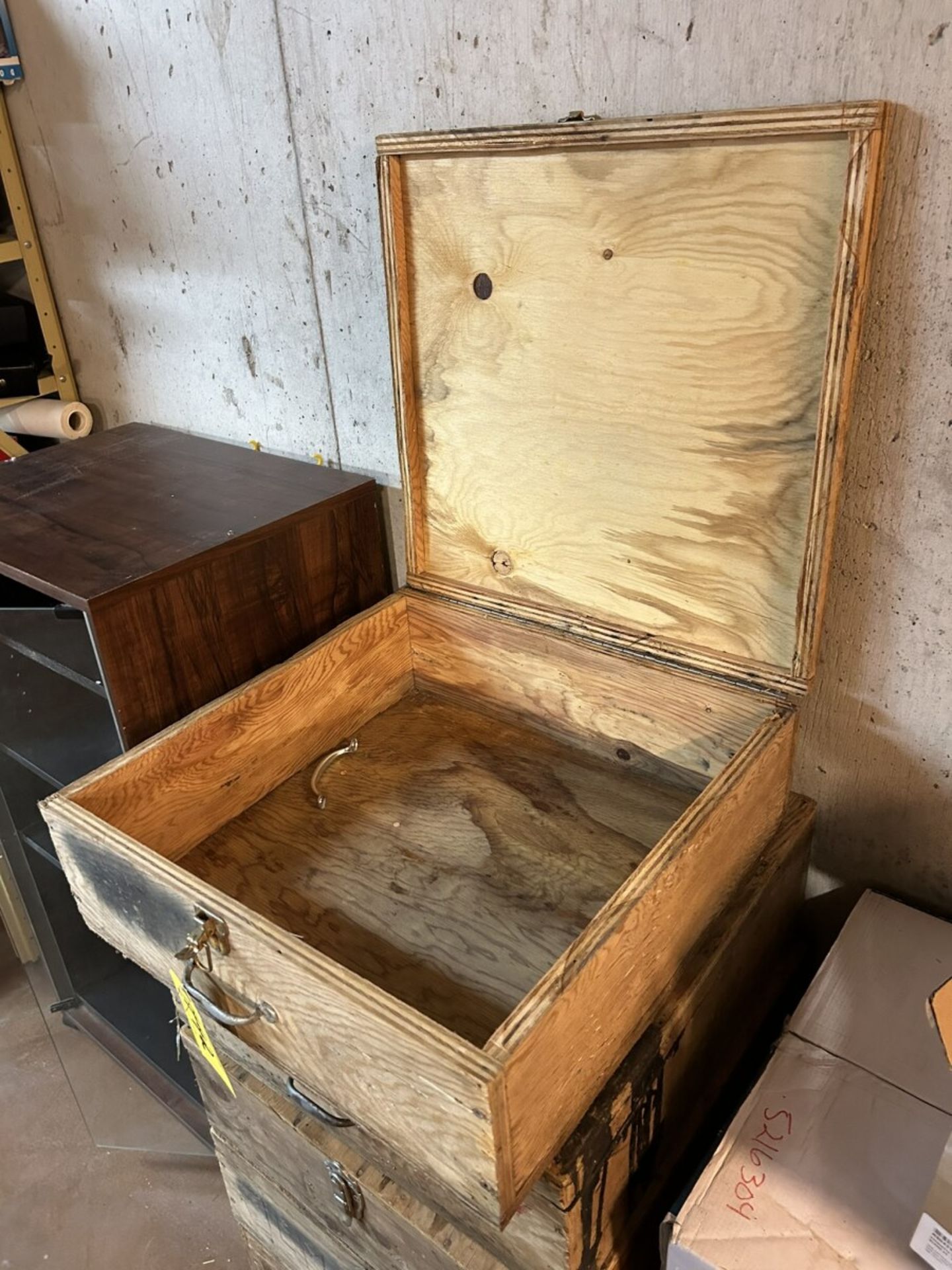 STEREO CABINET, WOODEN CASES - Image 4 of 4