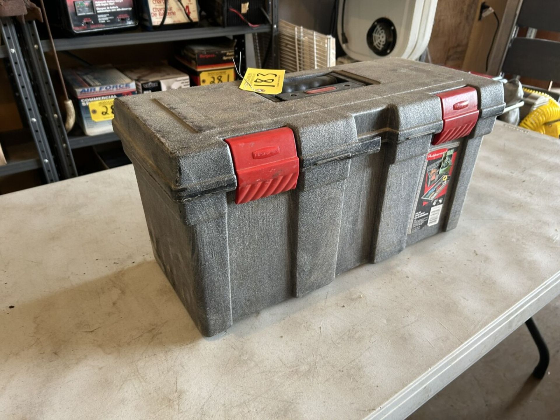 POLY TOOLBOX W/ ASSORTED TOOLS - Image 3 of 3