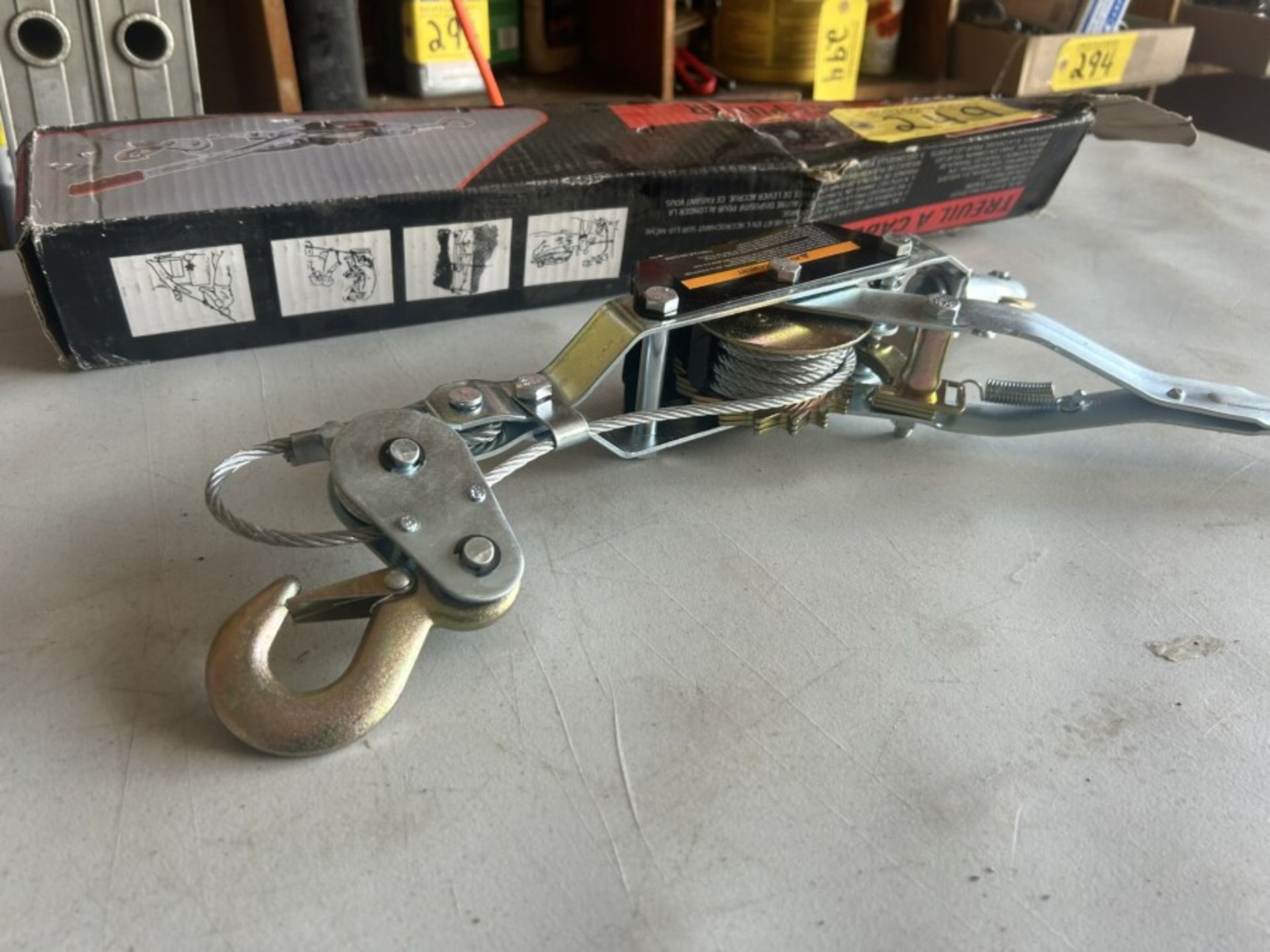 COME-A-LONG 2-TON CABLE PULLER - Image 3 of 6