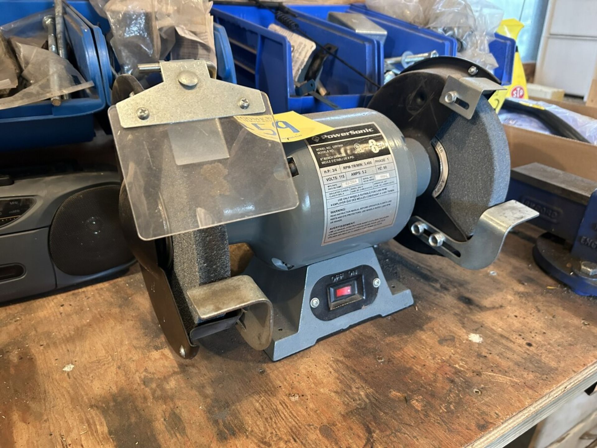 POWERSONIC 8" BENCH GRINDER