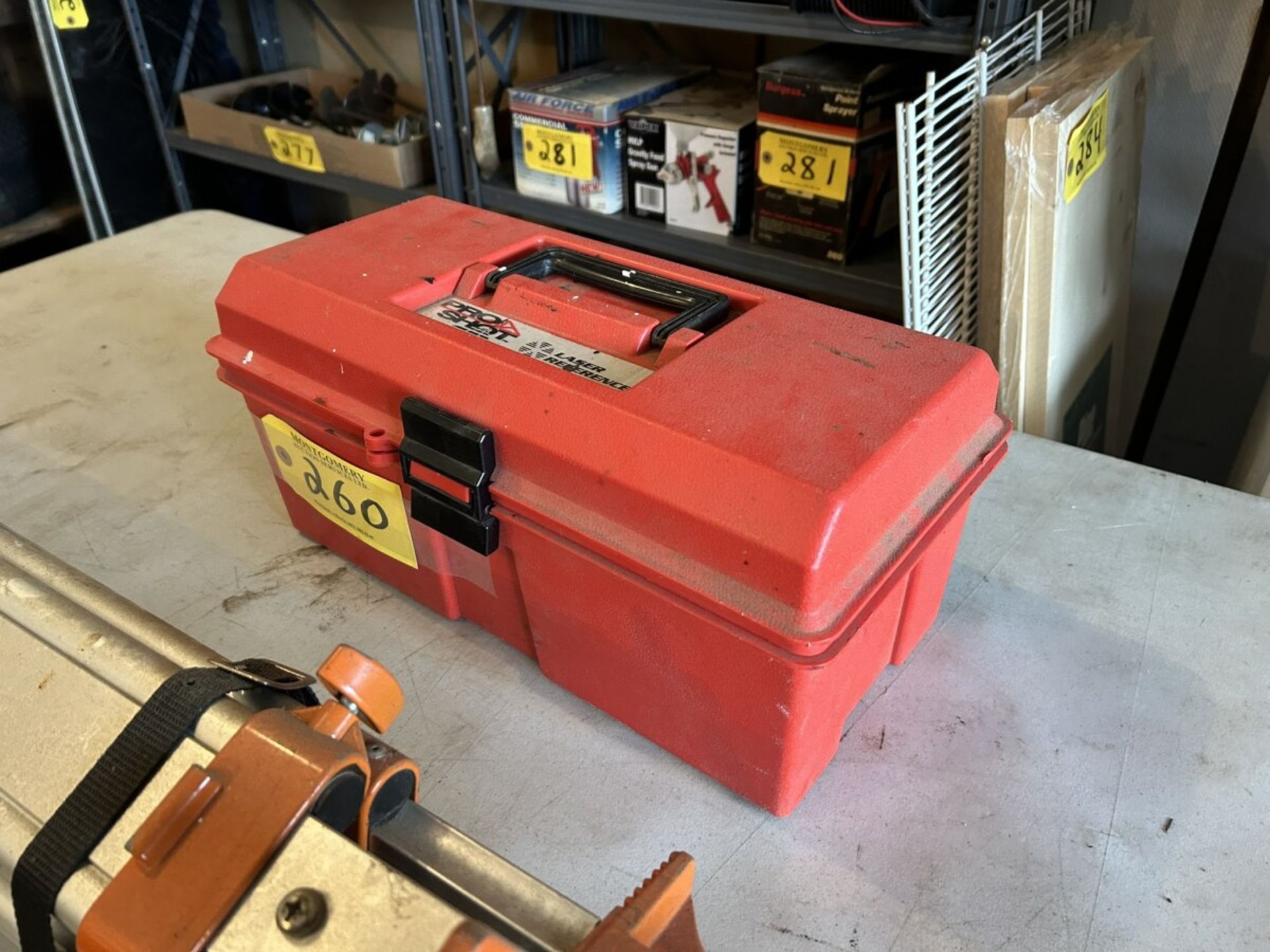 PRO-SHOT LASER LEVEL AND ALUMINUM TRIPOD - Image 7 of 7