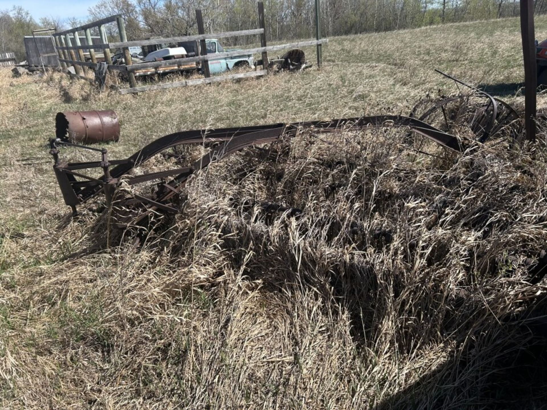 MASSEY HARRIS SIDE DELIVERY RAKE - LOCATED 22 KM EAST OF PONOKA - Image 5 of 7