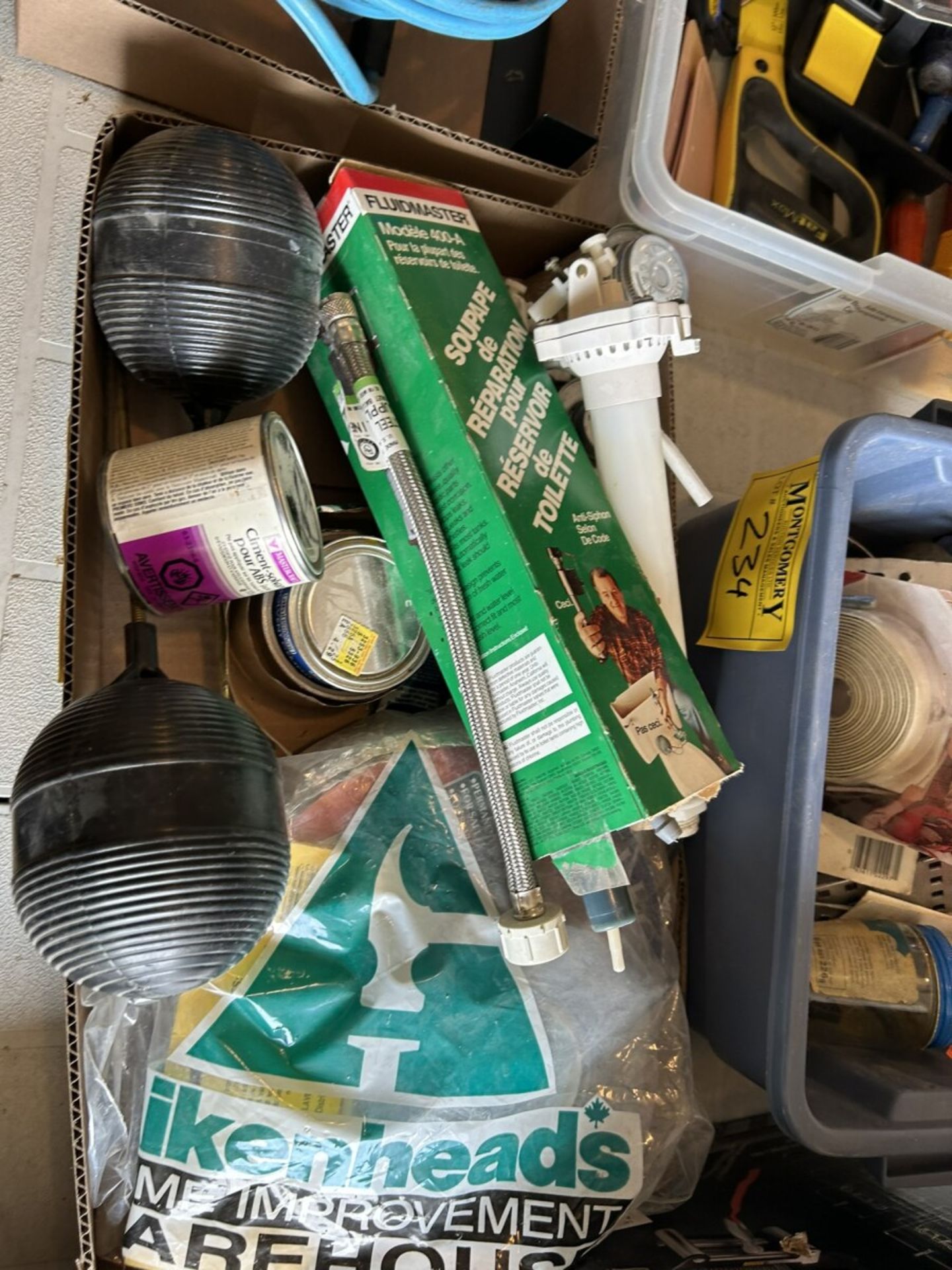 L/O ASSORTED PLUMBING SUPPLIES, FITTINGS, ADHESIVES, ETC. - Image 2 of 3