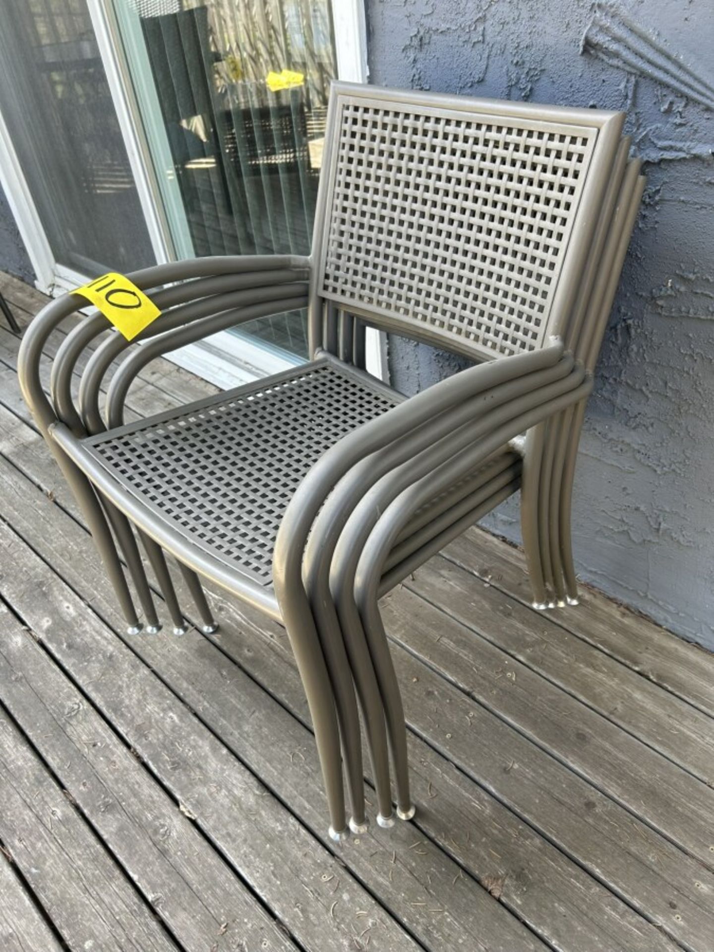 4 - STACKING PATIO CHAIRS - Image 2 of 2