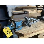 3 1/2 SWIVEL ADJUSTABLE BENCH VISE W/ PORTABLE VISE