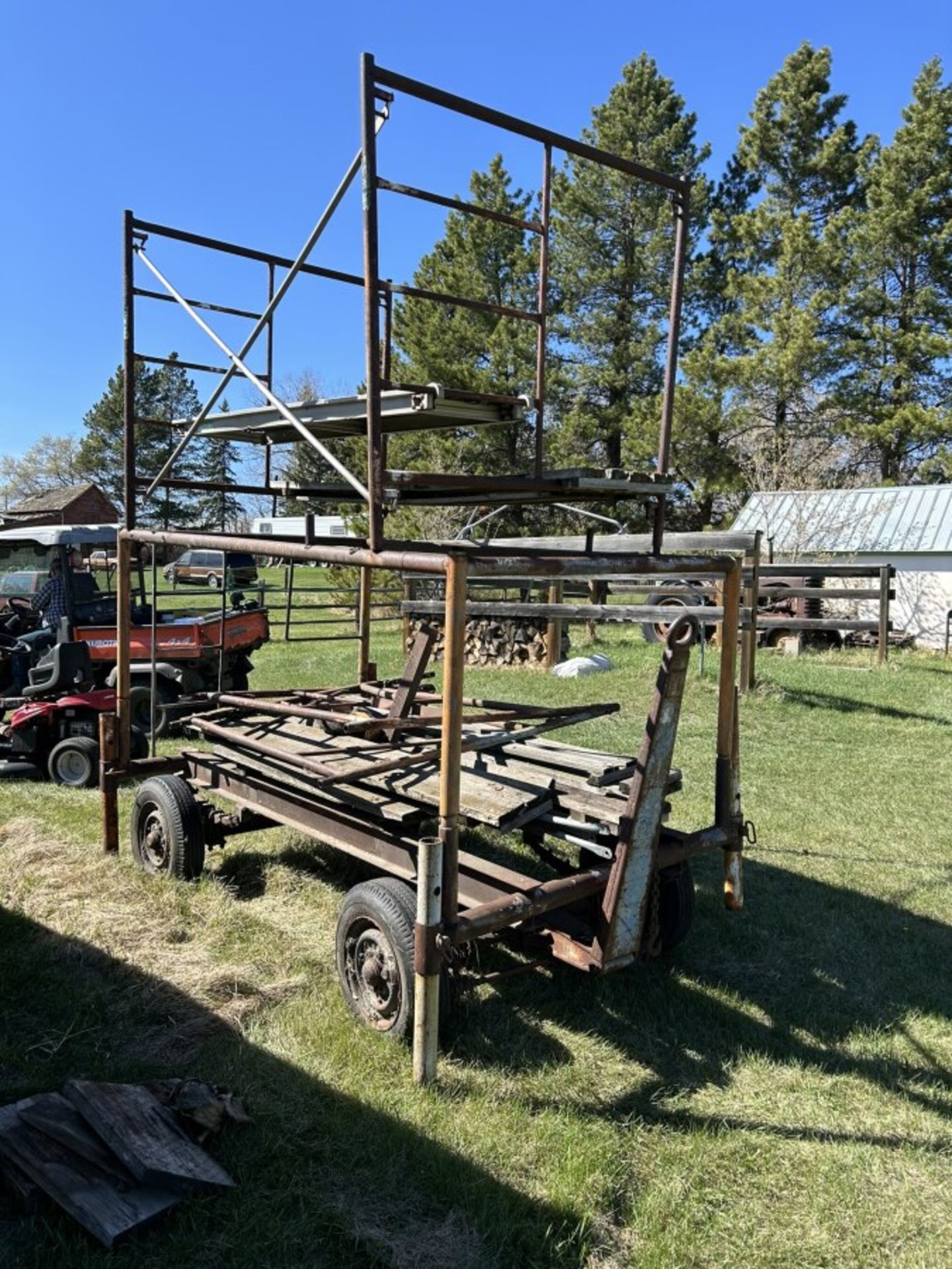 5FTX9FT SCAFFOLD WAGON - Image 4 of 5