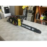 CRAFTSMAN ELEC. CHAIN SAW W/ 18" BAR AND BLACK & DECKER ELEC. HEDGE TRIMMER