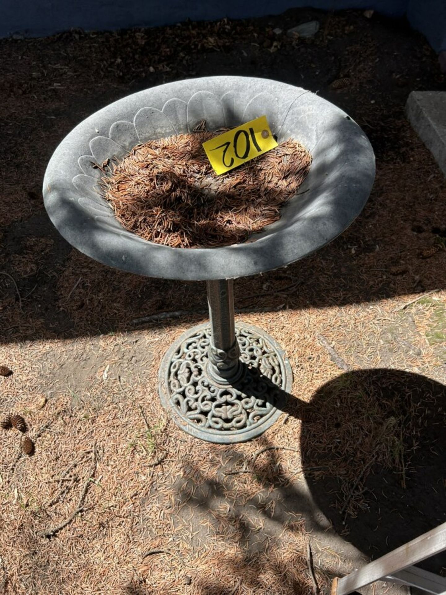 BIRD BATH, 6' ALUM. STEP LADDER - Image 3 of 4