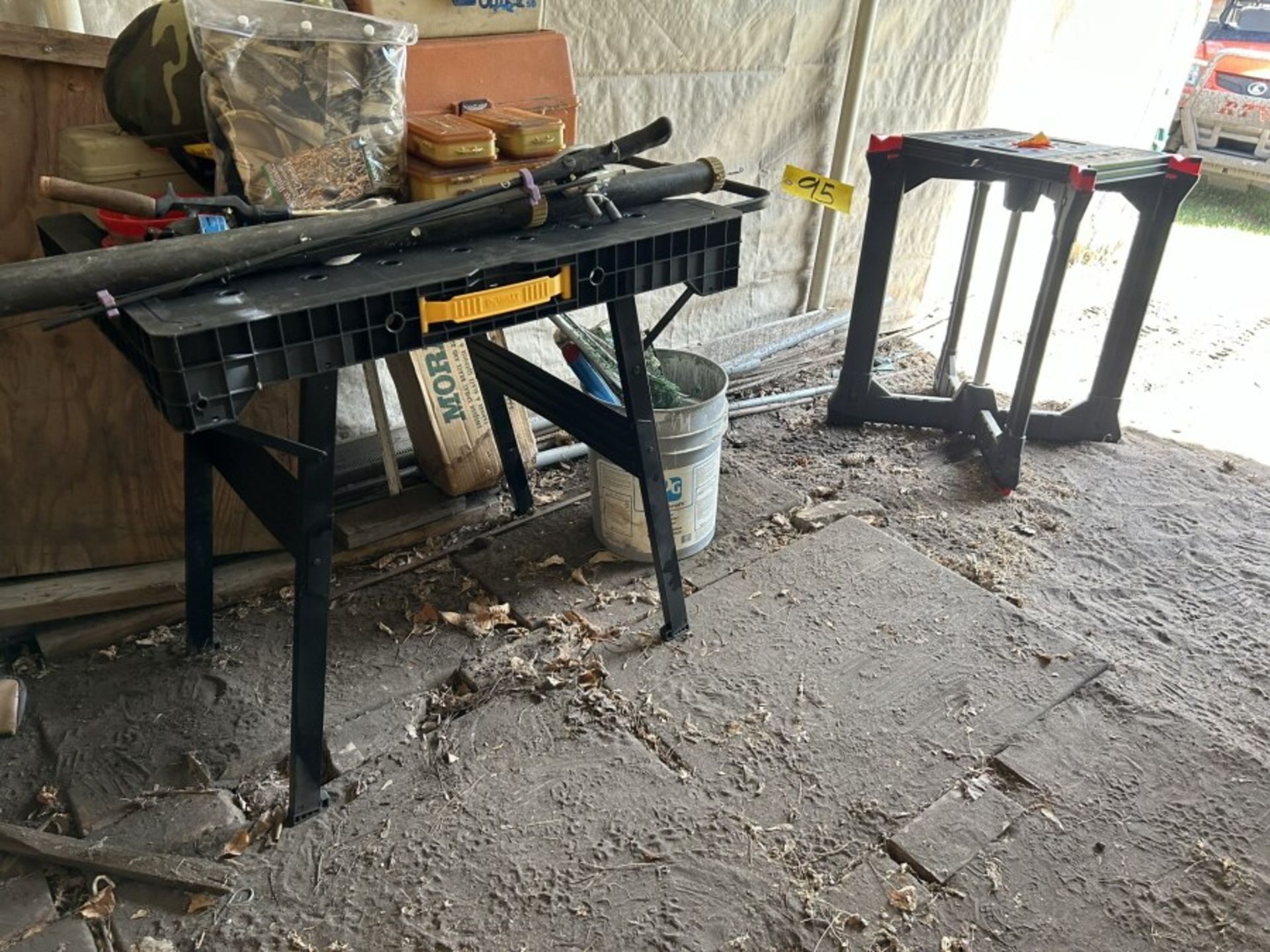 DEWALT PORTABLE WORK TABLE, POLY WORK TABLE - Image 2 of 3