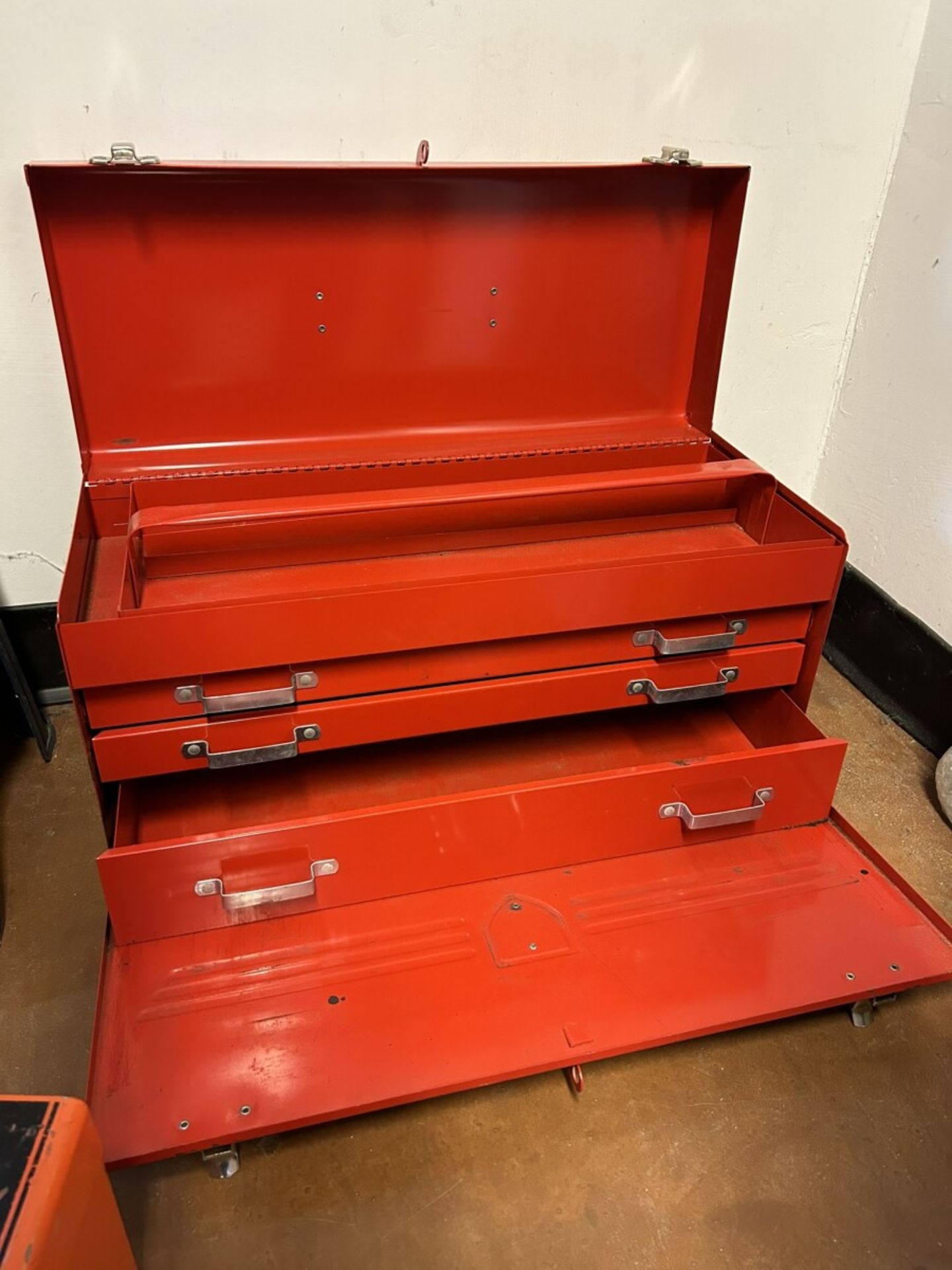 2 METAL TOOL BOXES - Image 4 of 4