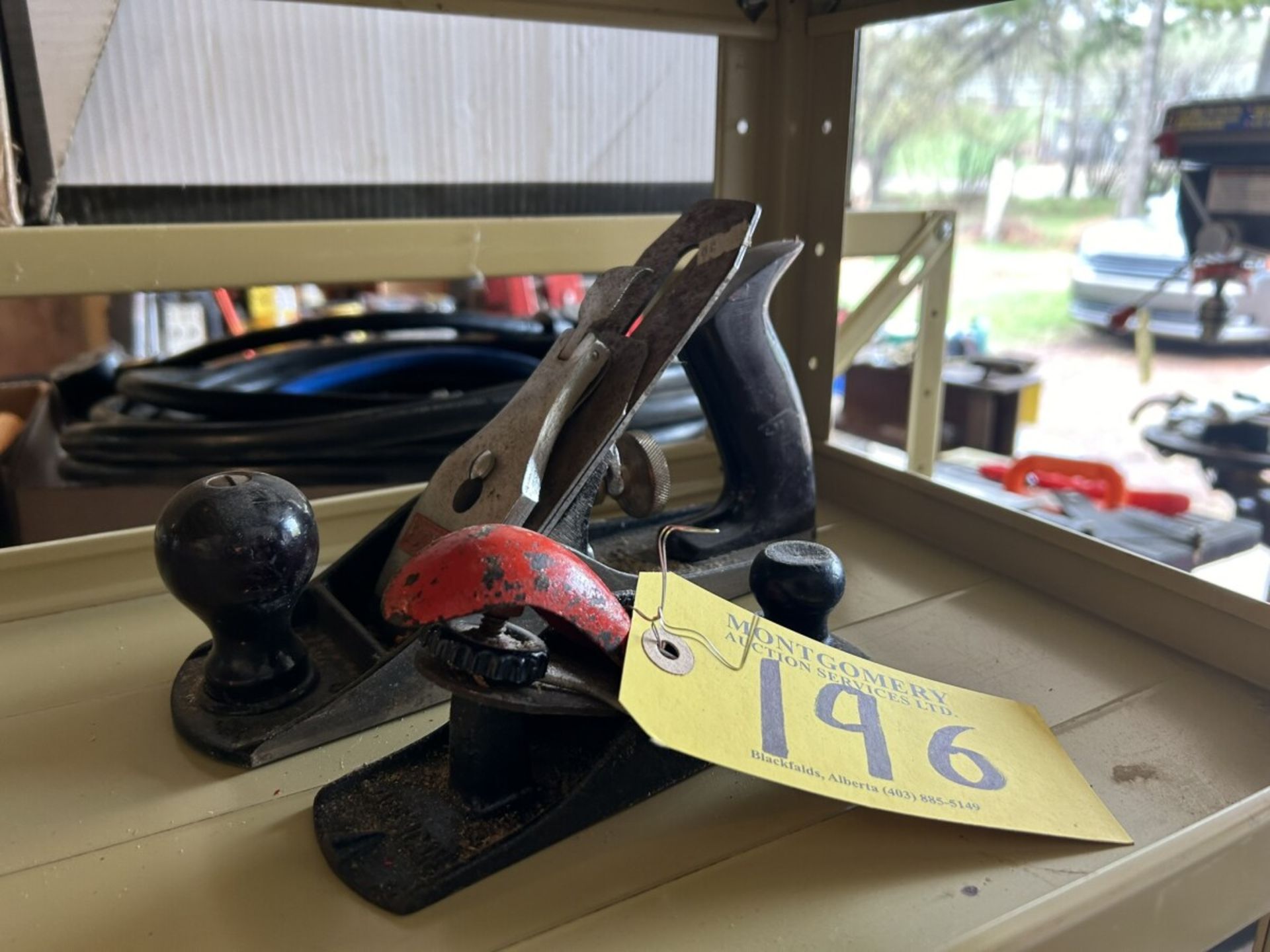 JACK PLANE, BLOCK PLANE, AND ASSORTED SAW BLADES