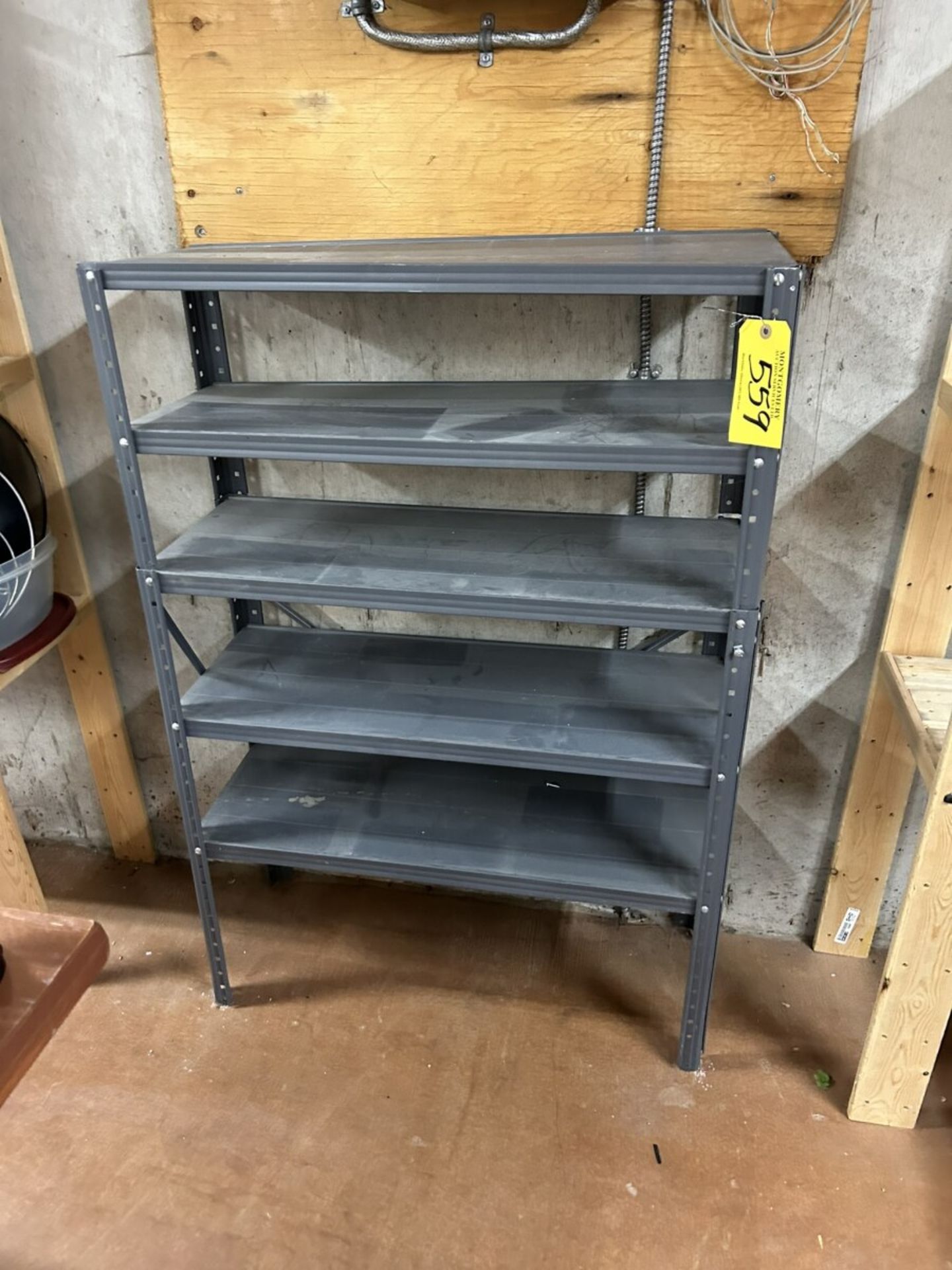 L/O ASSORTED METAL STORAGE SHELVES 30X12X59H PER UNIT