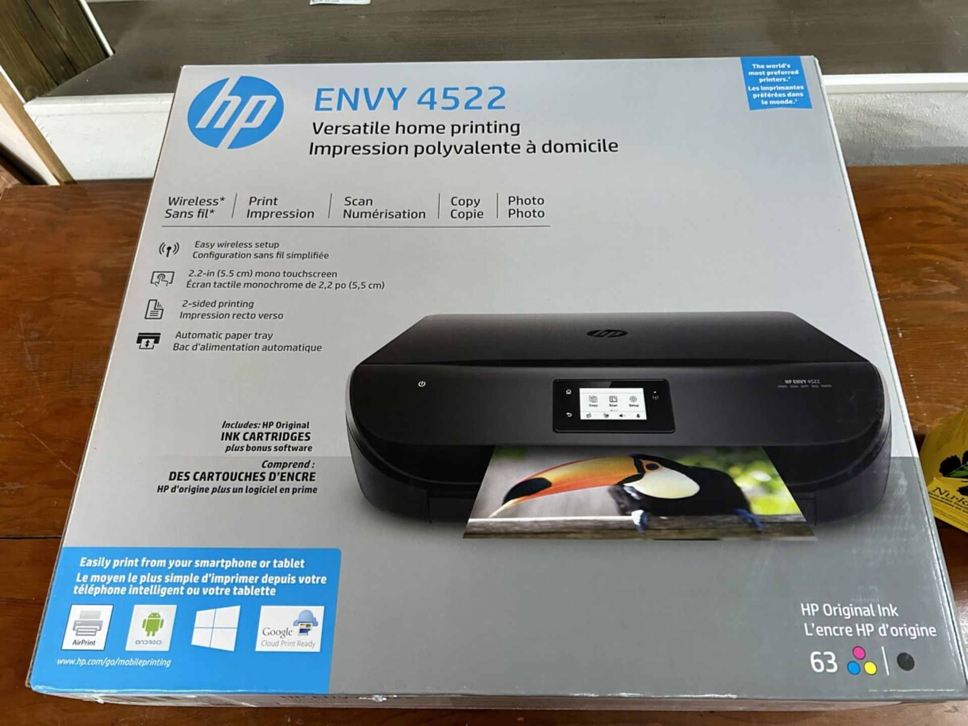 WIRELESS HP PRINTER W/ INK - Image 2 of 3