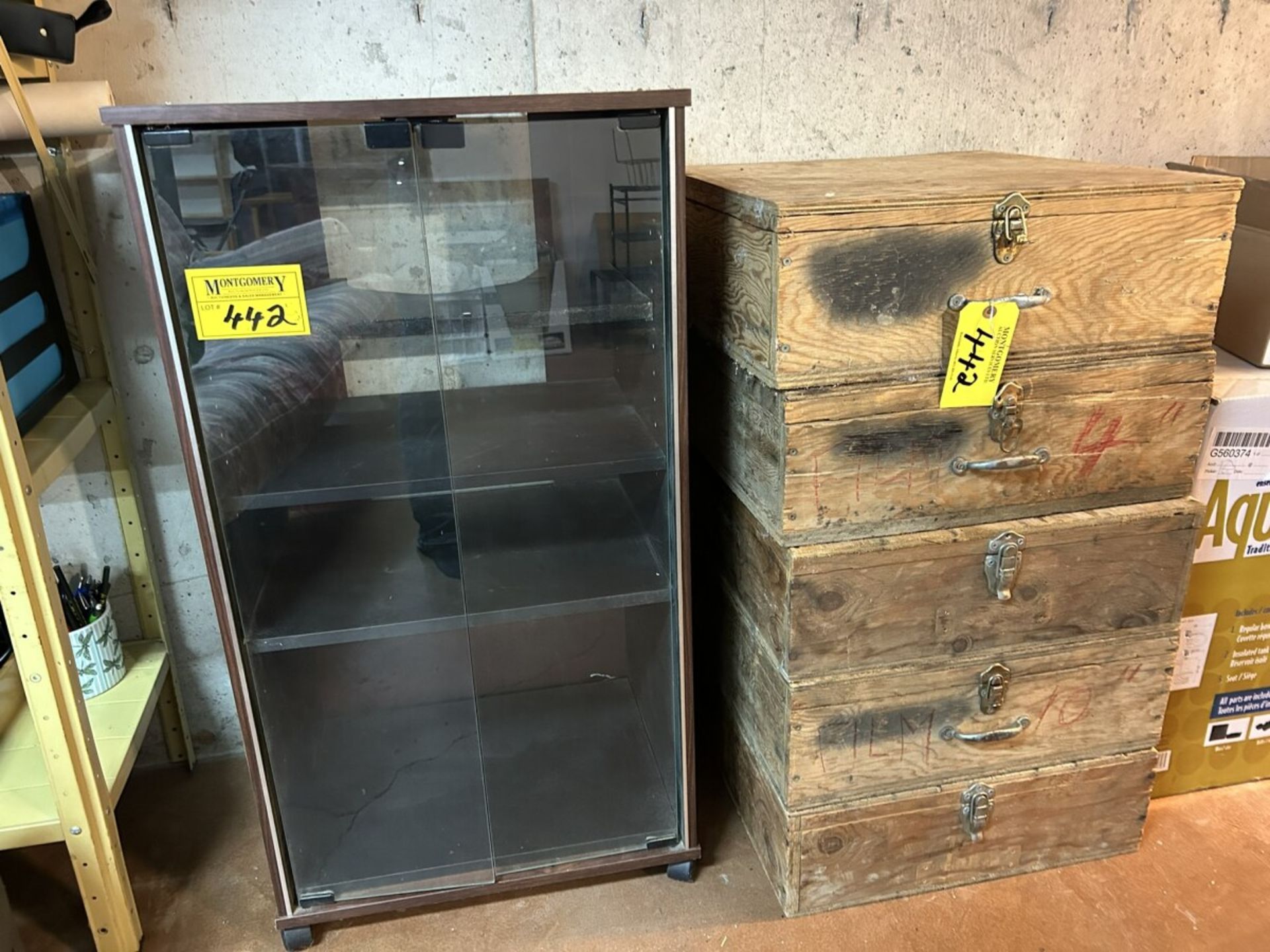 STEREO CABINET, WOODEN CASES