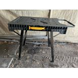 DEWALT PORTABLE WORK TABLE, POLY WORK TABLE