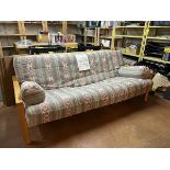 WOODEN FRAME FUTON COUCH