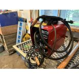 CENTURY 80 MIG WELDING POWER SOURCE W/ CABLES AND HELMET