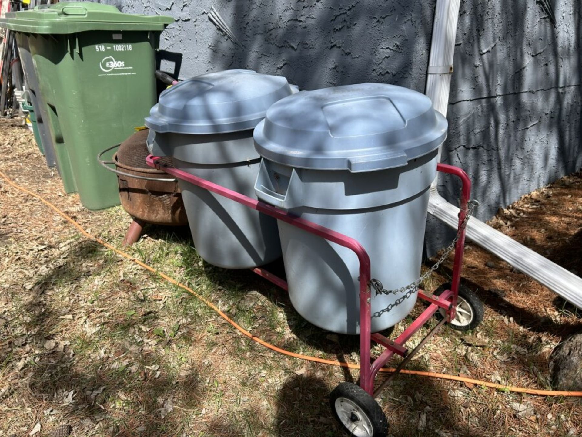 2 - ROUGHNECK TRASH BINS & CART - Image 2 of 4