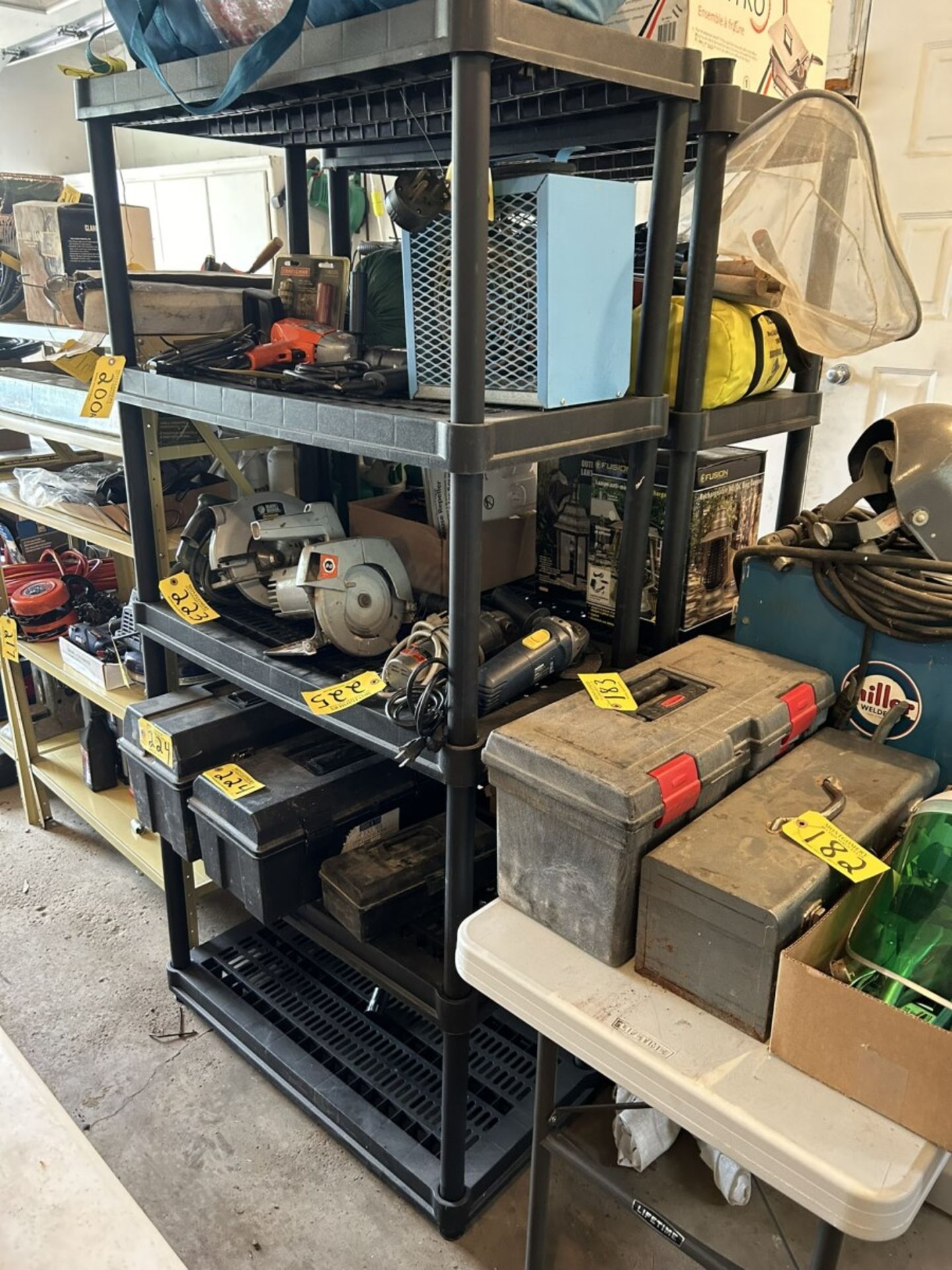 3-POLY SHELVING UNITS