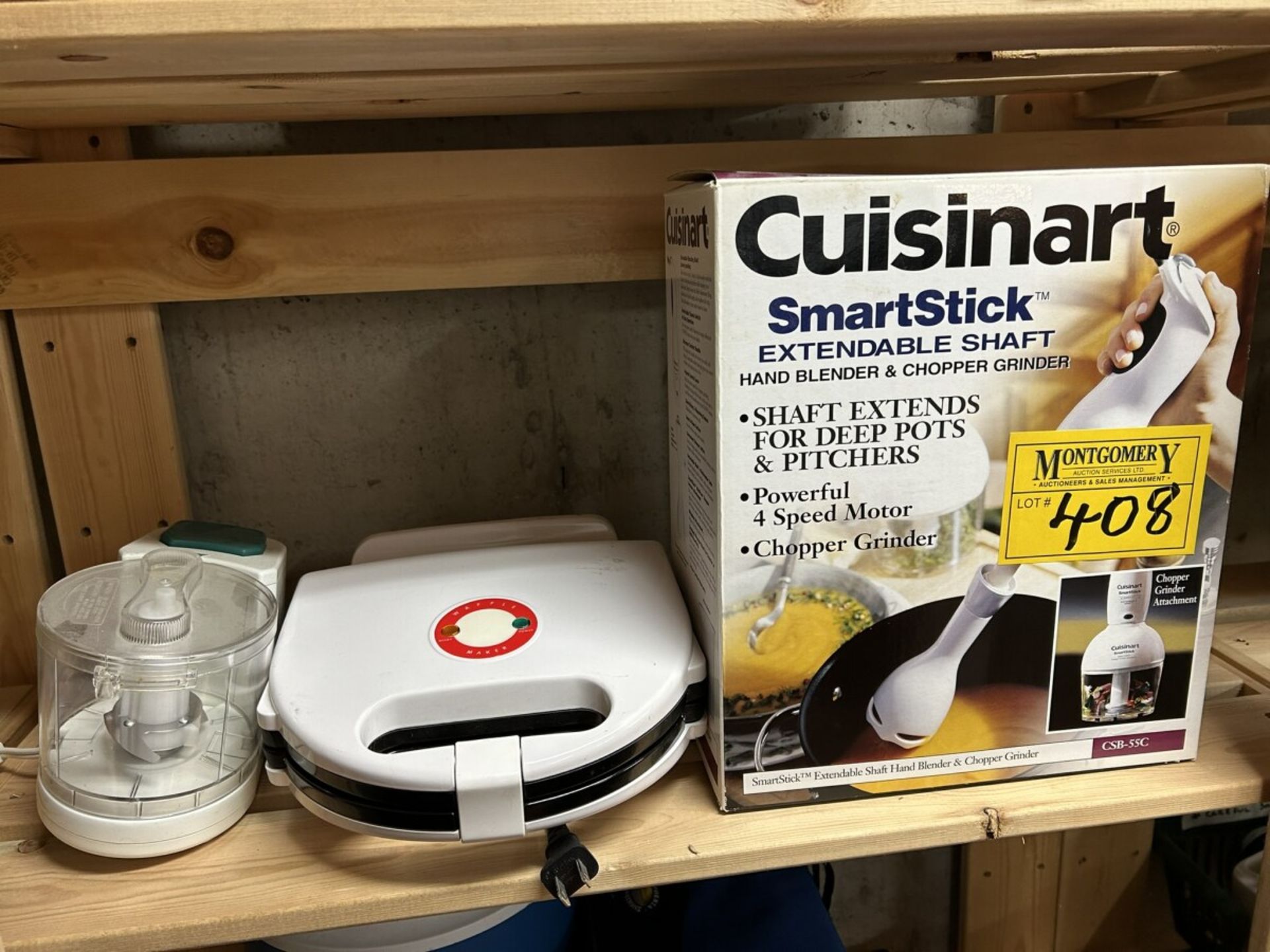 CUISINART SMART STICK HAND BLENDER W/ WAFFLE MAKER