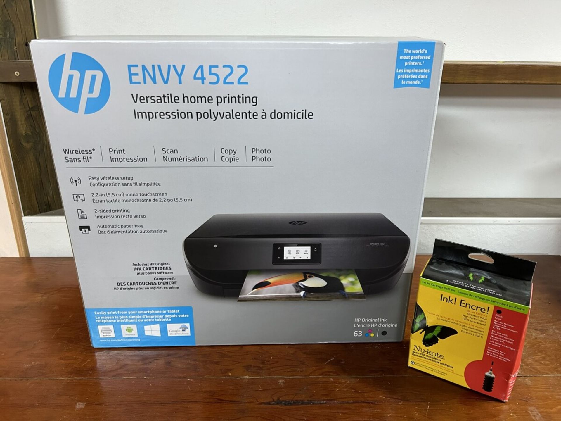 WIRELESS HP PRINTER W/ INK