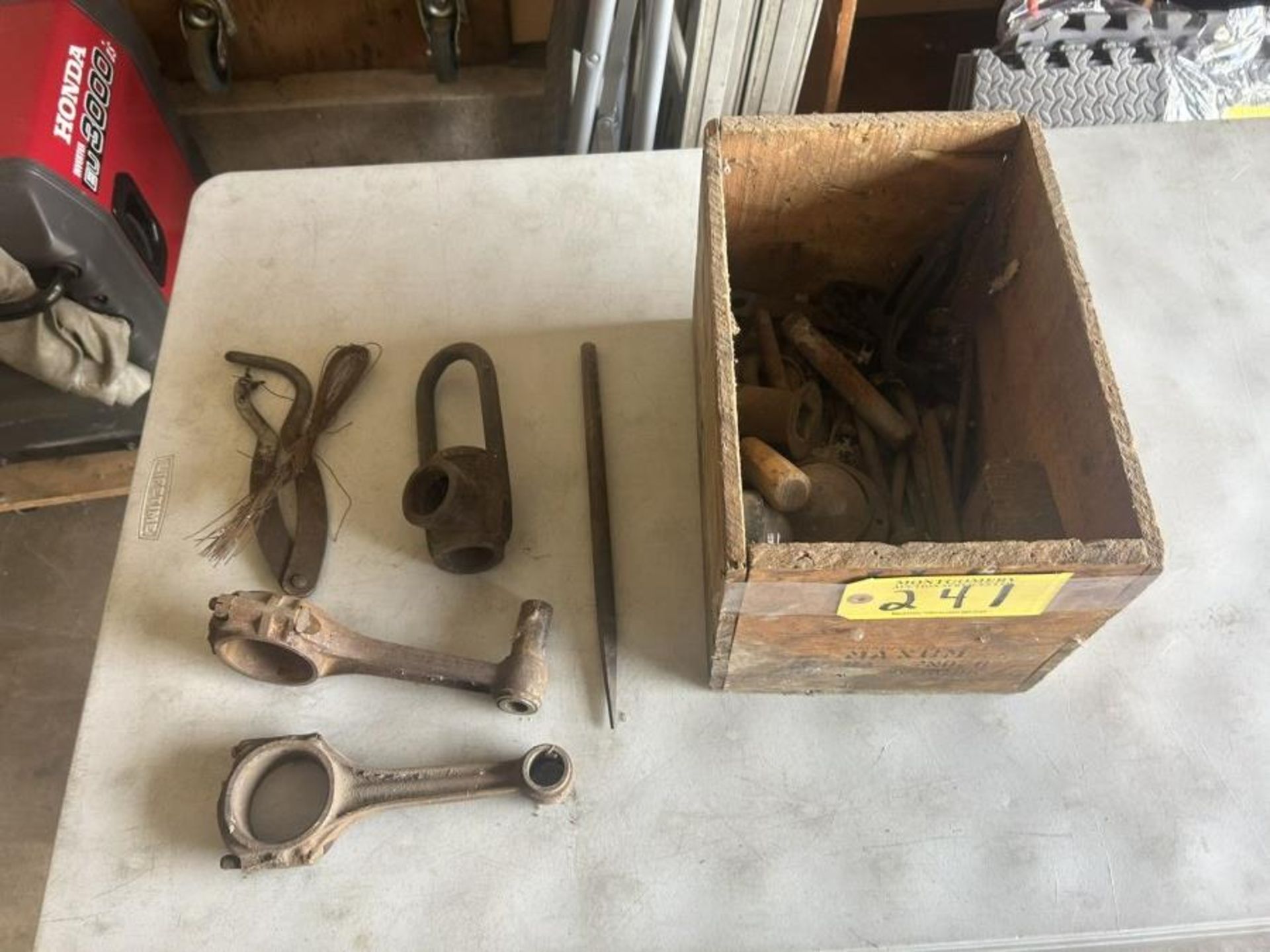 ANTIQUE TENONER, PISTON SHAFTS, ETC. - Image 3 of 5