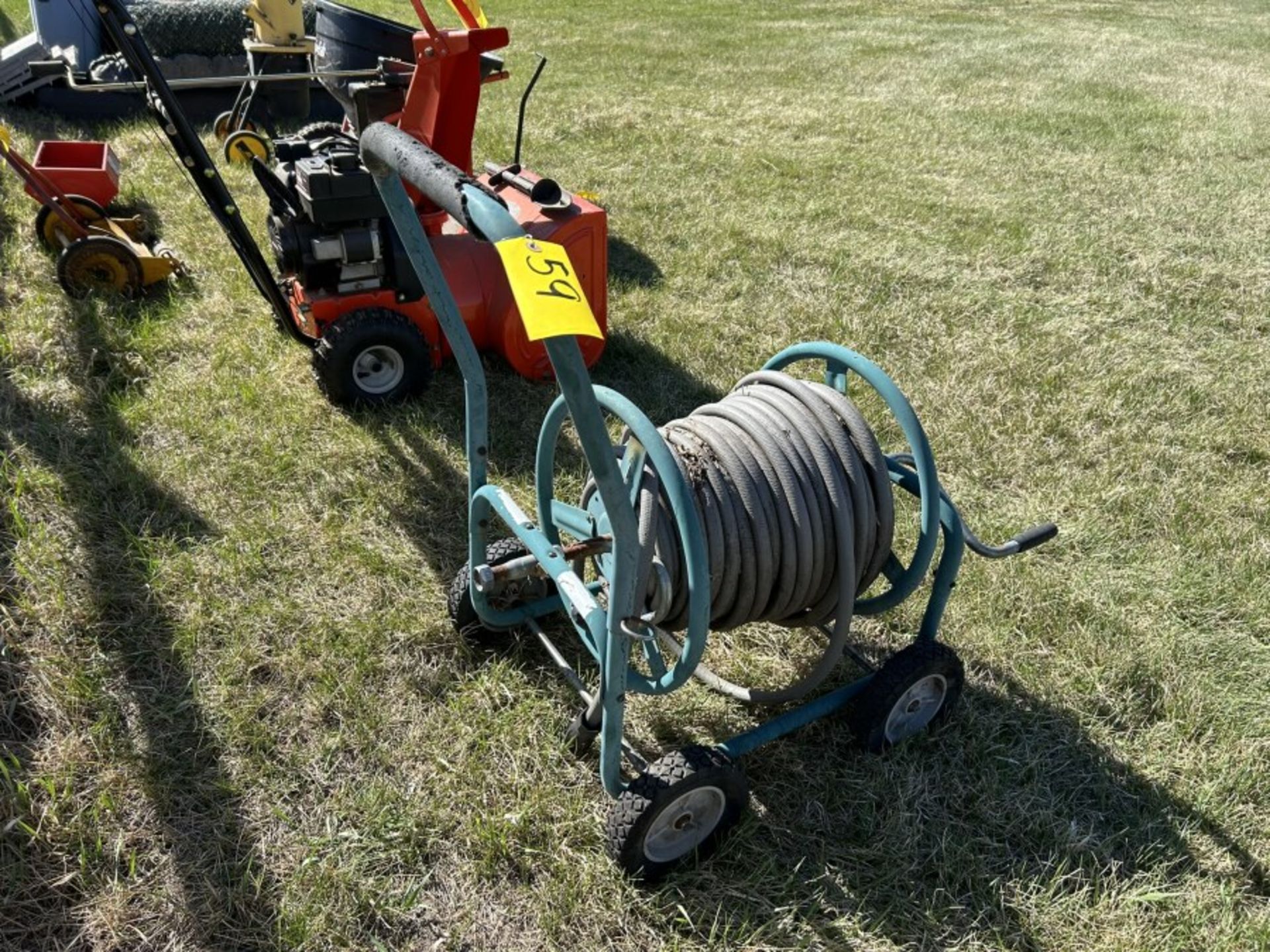 GARDEN HOSE CADDY W/ HOSE - Image 6 of 6