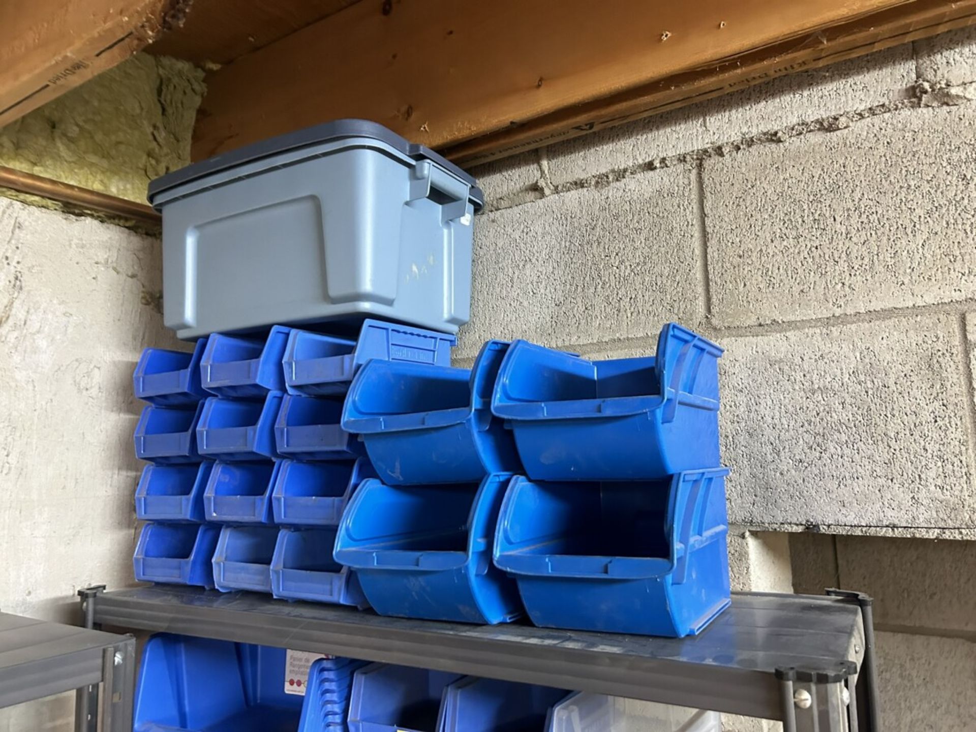 L/O ASSORTED STACKING STORAGE BINS - Image 2 of 7