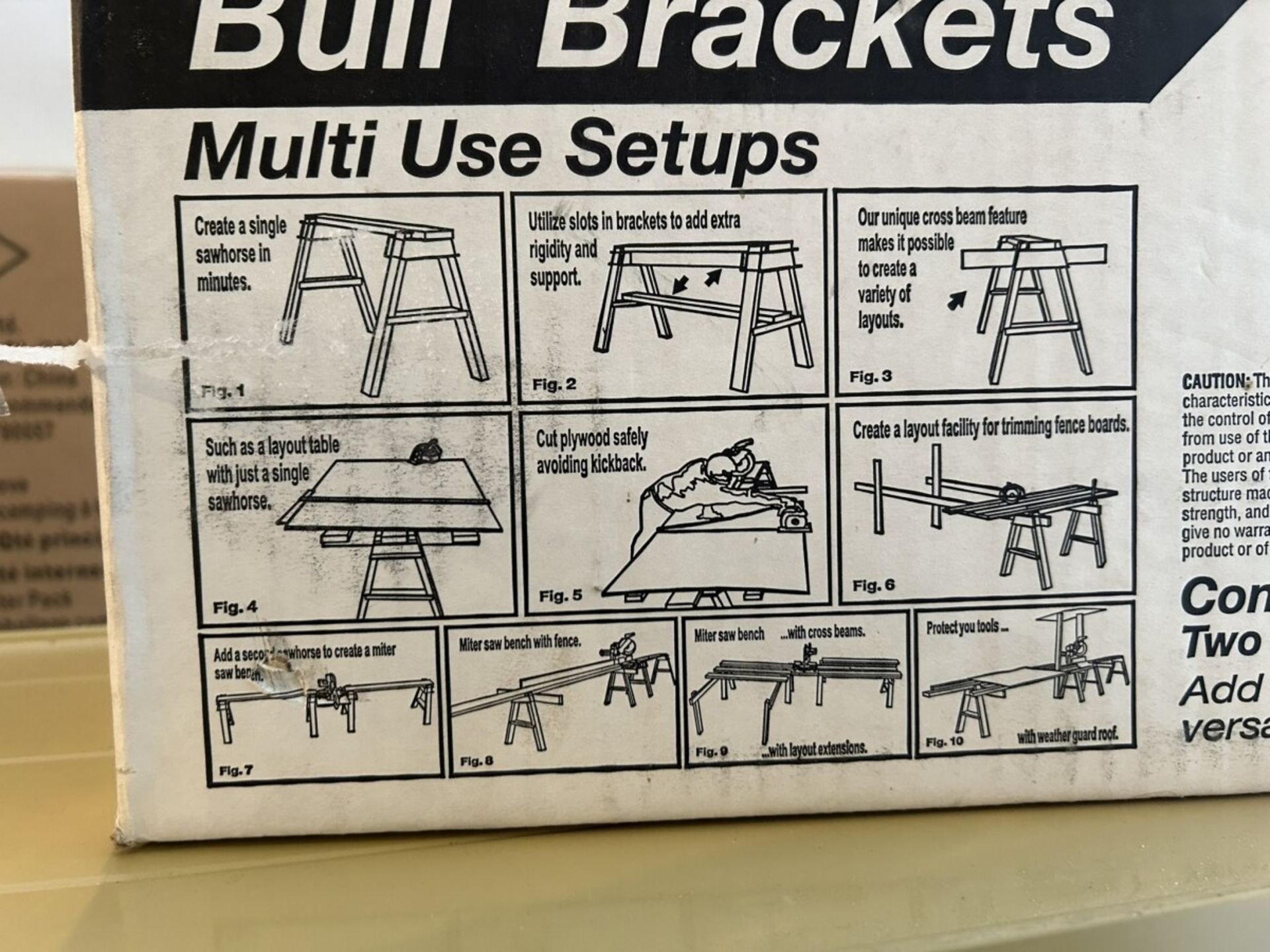 BULL BRACKETS MULTI USE SYSTEM - 2-BULL BRACKETS & 2-BULL SPREADERS - Image 2 of 2