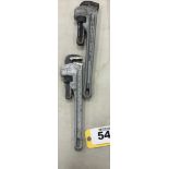 RIDGID 14" & 18" ALUMINUM PIPE WRENCHES