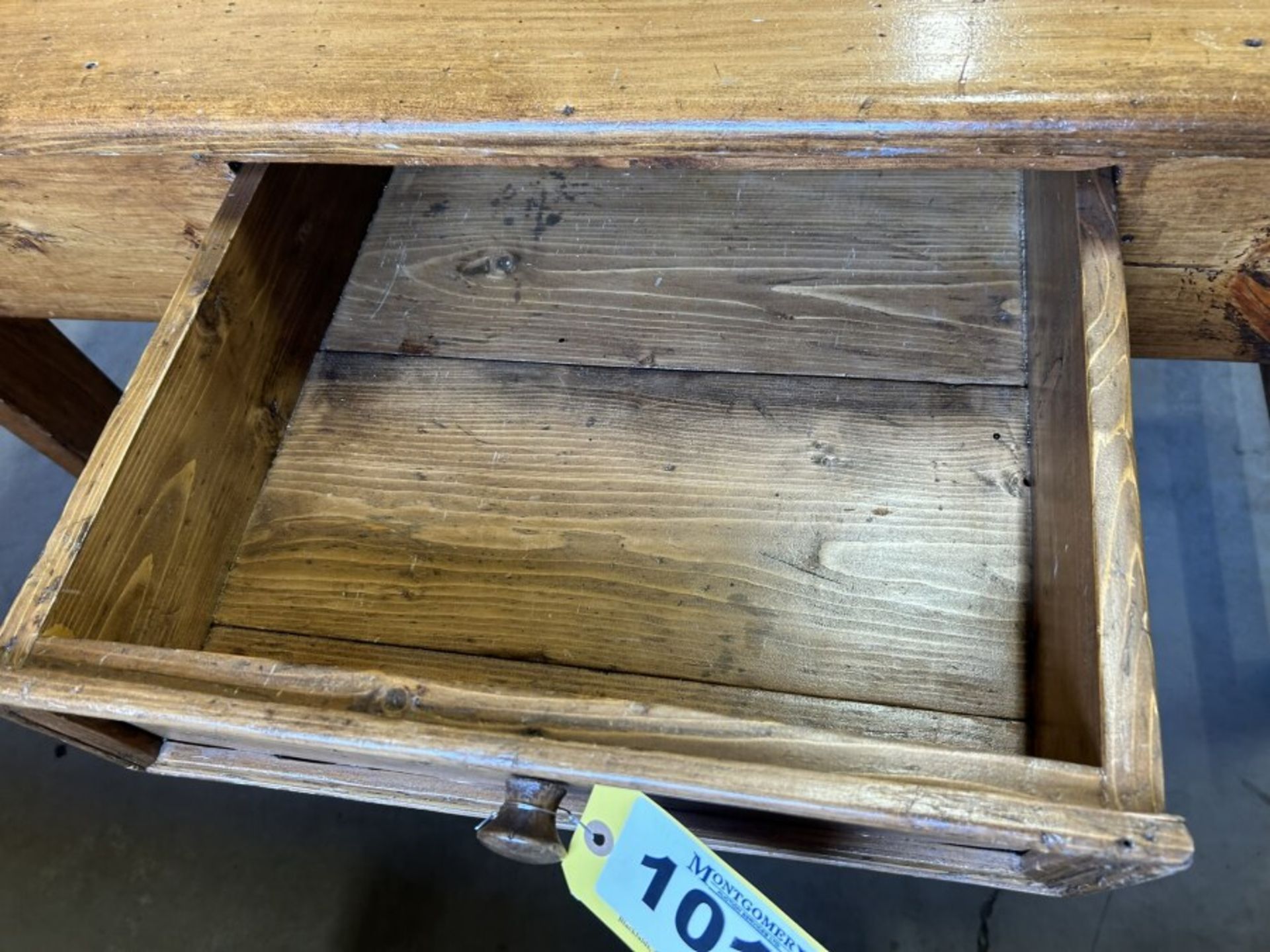 WOODEN DROP LEAF PANTRY TABLE - Image 6 of 6