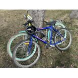 SCHWINN DELMAR CRUISER BICYCLE AND TRIUMPH DOSER 15 SPEED MOUNTAIN BIKE