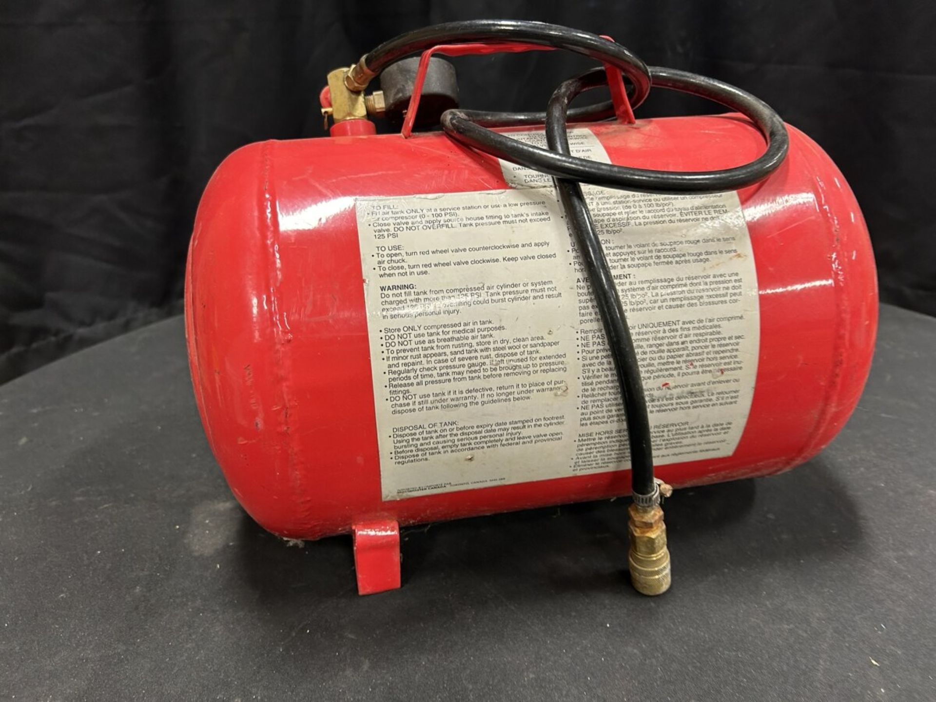 MOTOMASTER 5 GAL. PORTABLE AIR TANK - Image 2 of 5