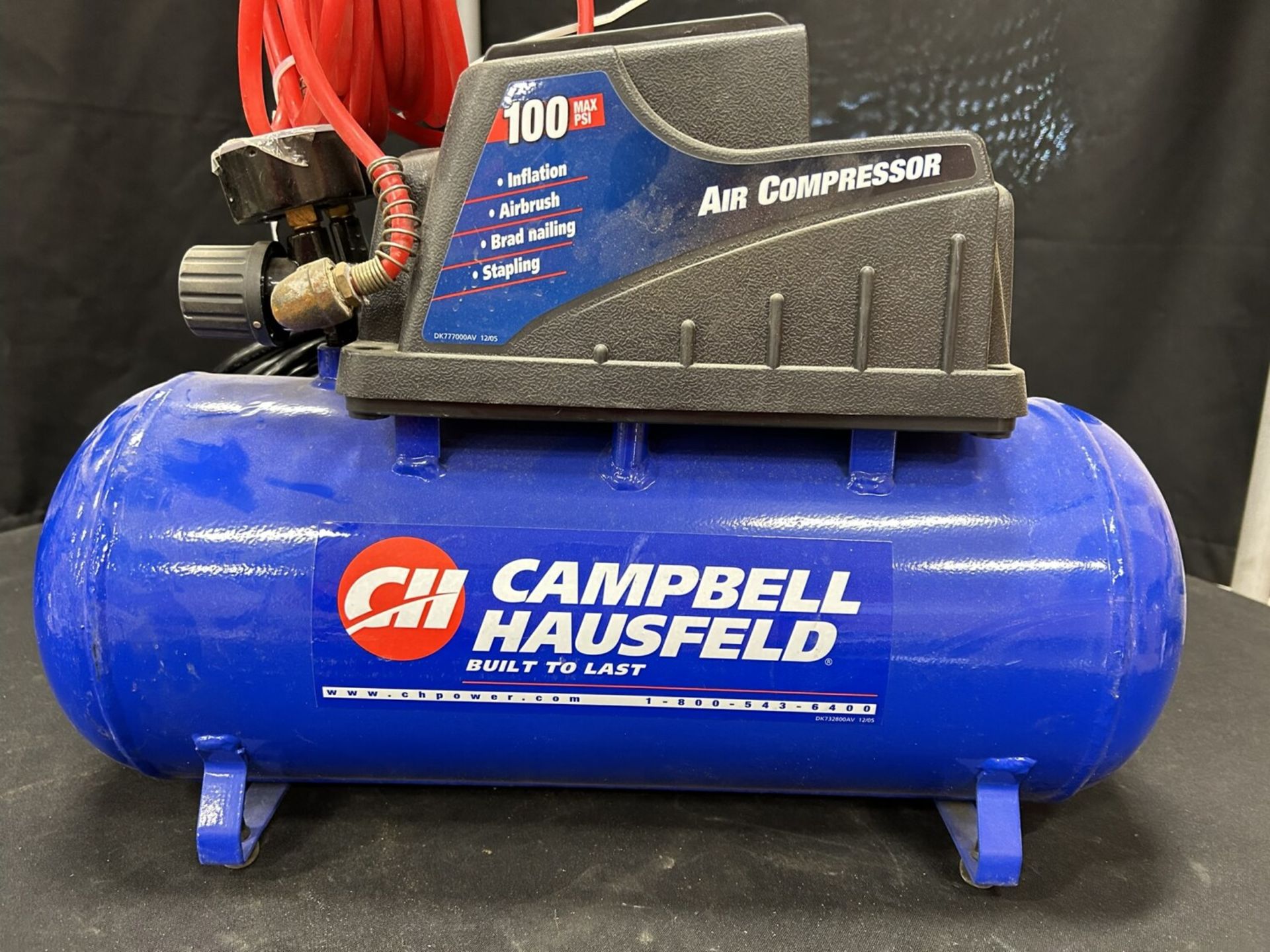 CAMPBELL HAUSFELD PORTABLE AIR COMPRESSOR - Image 2 of 4