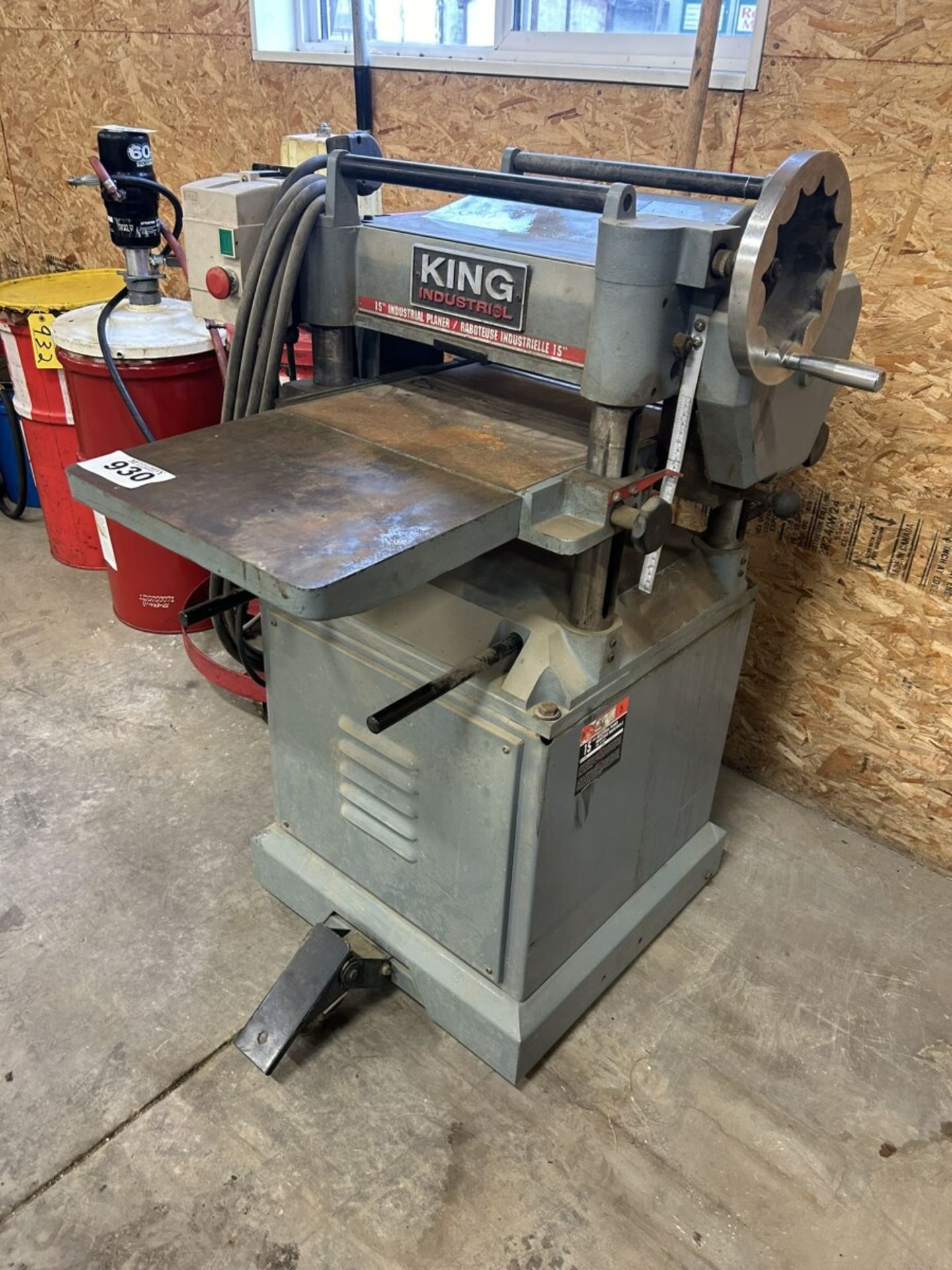 KING INDUSTRIAL 385FX 15" THICKNESS PLANER, 220V/3HP - Image 2 of 6