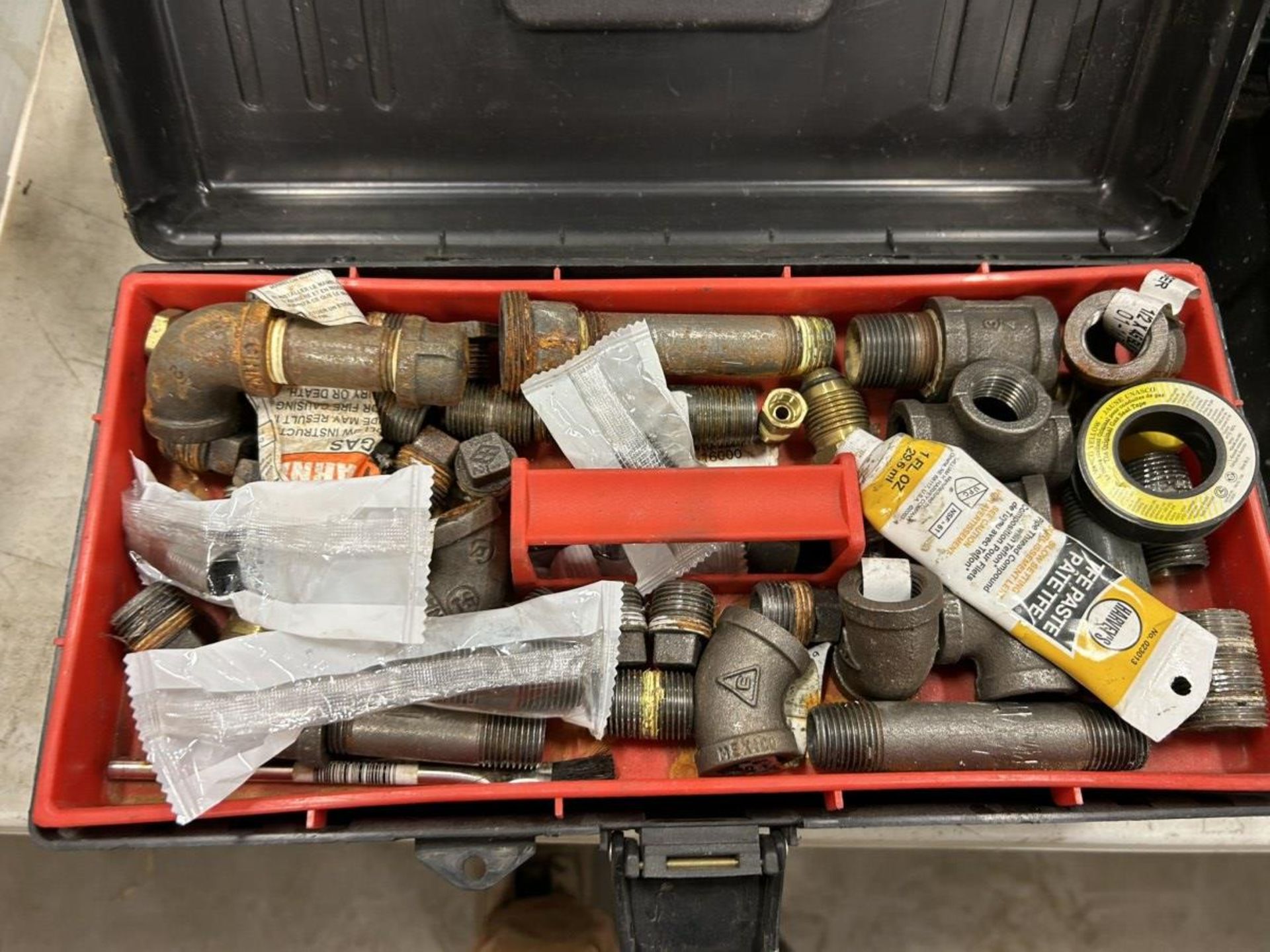 L/O ASSORTED PLUMBING AND ELECTRICAL SUPPLIES, CONNECTORS, ETC. - Image 10 of 14