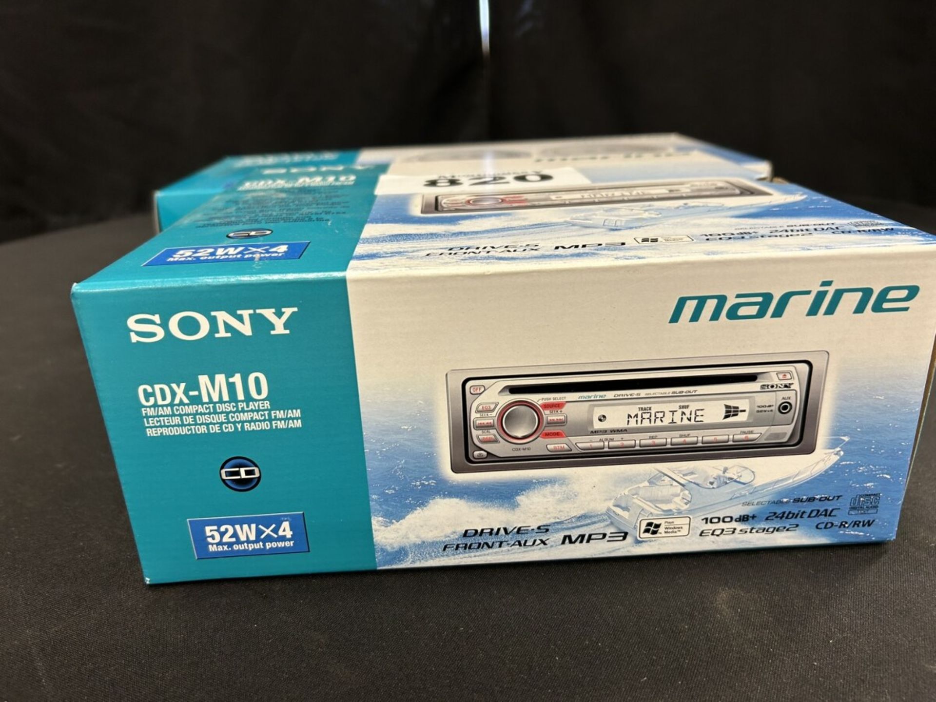 SONY MARINE COMPACT DISC PLAYER W/ 6-1/2 SPEAKERS - NEW IN BOX - Image 6 of 6