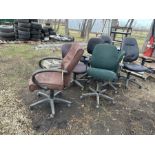 L/O ASSORTED ROLLING OFFICE CHAIRS