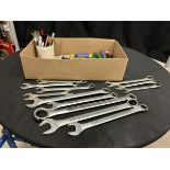 L/O ASSORTED SCREWDRIVERS & COMBINATION WRENCHES