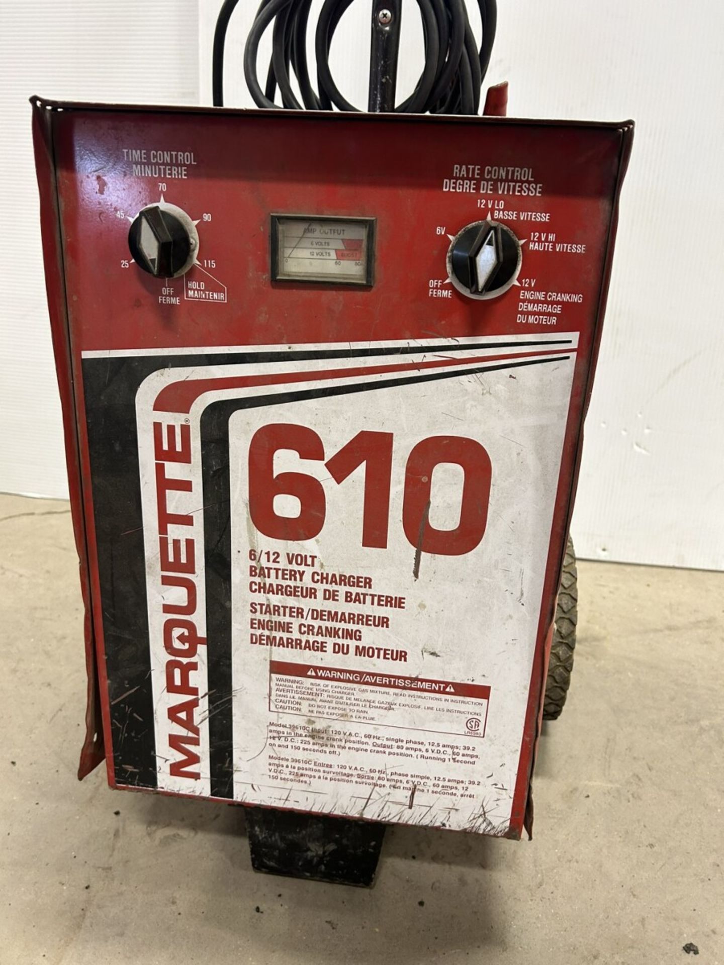 MARQUETTE 610 BATTERY CHARGER - Image 3 of 5