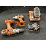 RIDGID CORDLESS DRILL KIT W/ BATTERY AND CHARGER