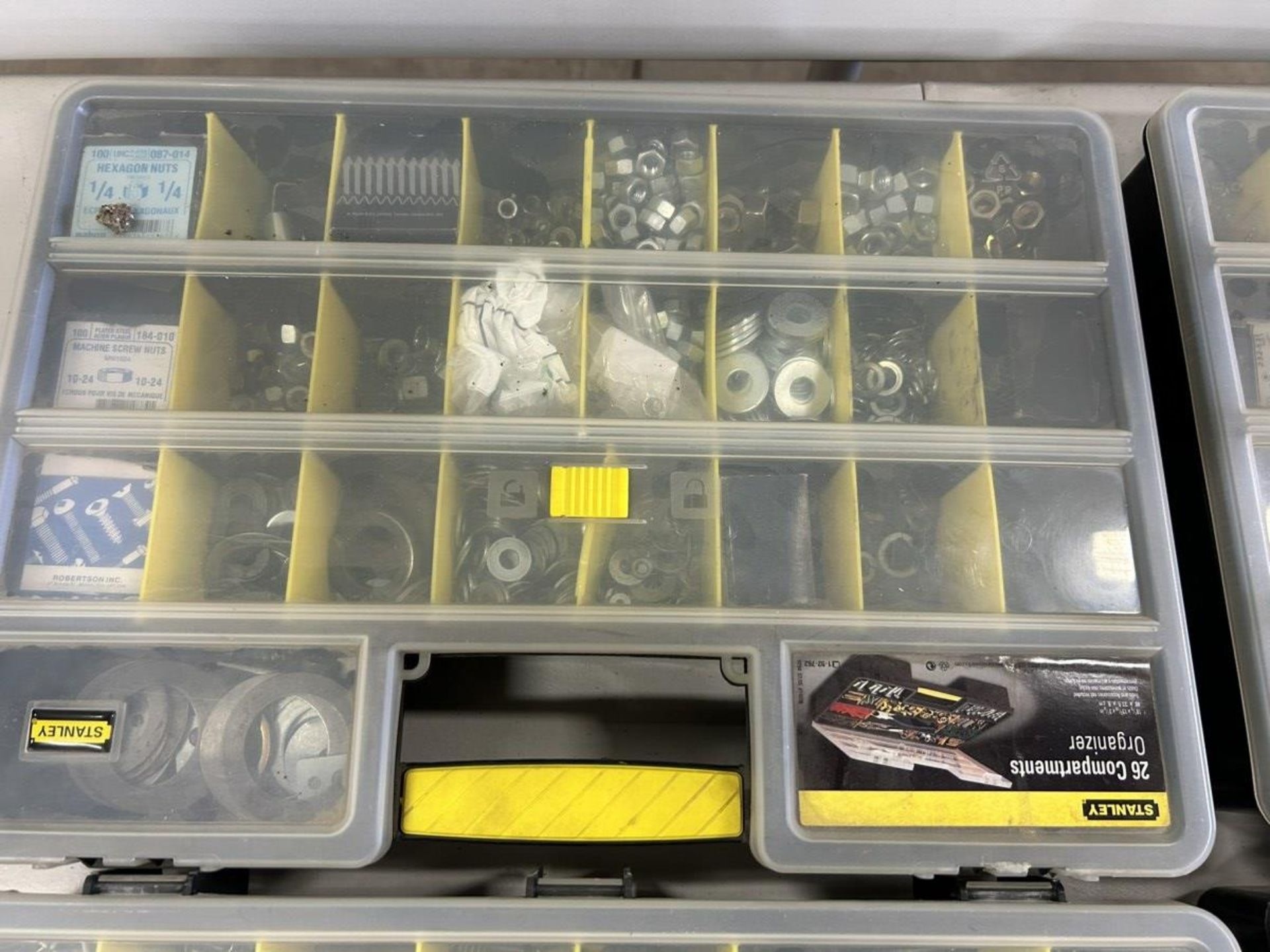 4-STANLEY POLY HARDWARE ASSORTMENT TRAYS - Image 4 of 5