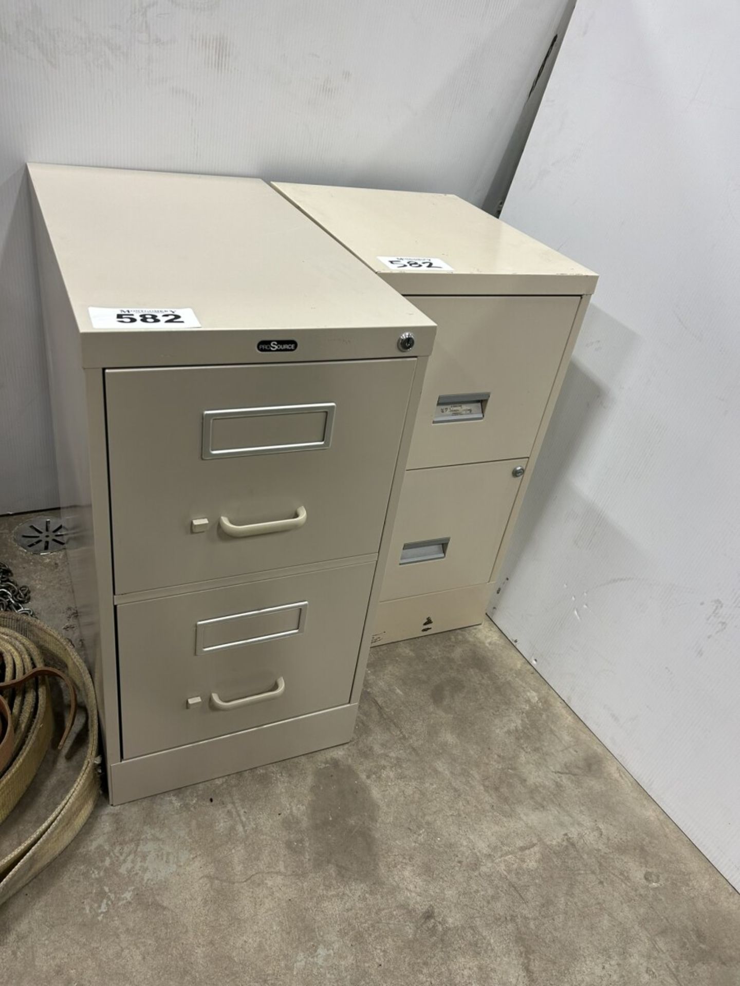 2-DRAWER METAL FILING CABINETS, LETTER AND LEGAL